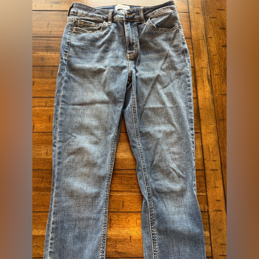 Studio Blue Skinny Jeans Size 27 / 4 Light Wash Stretch Denim